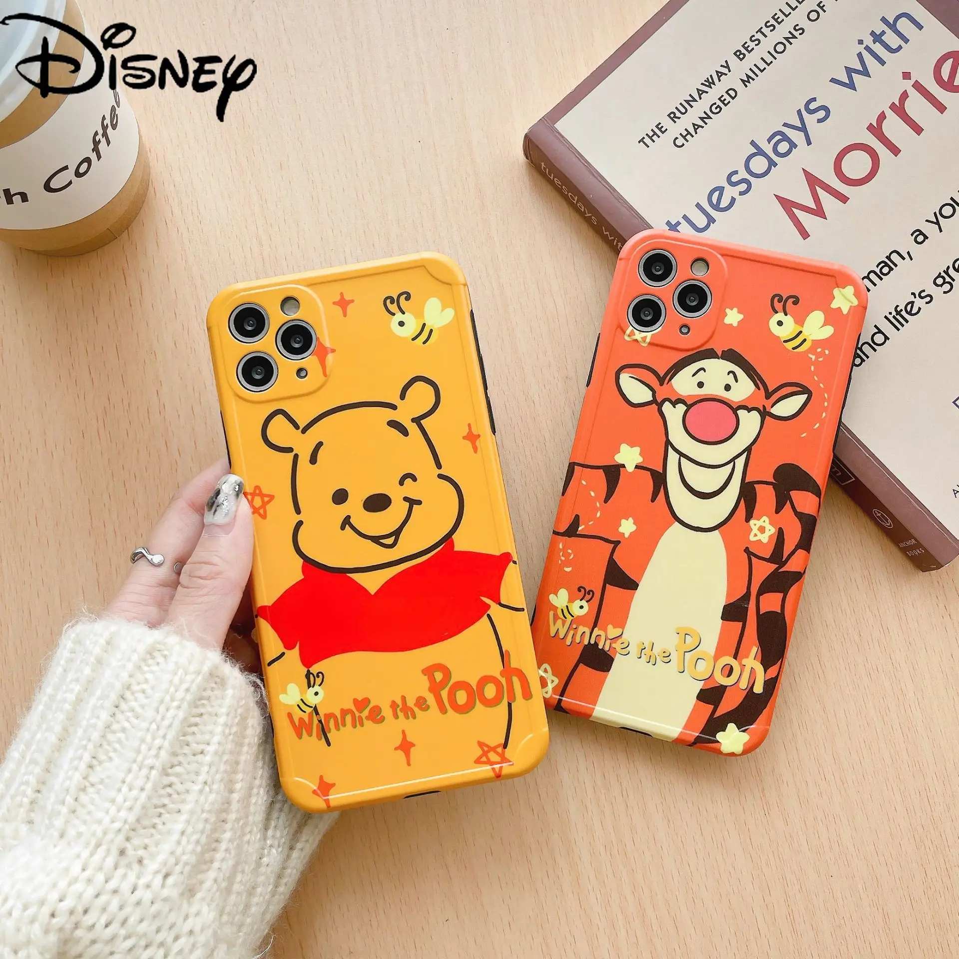 

Disney Winnie The Pooh for IPhone 7/8P/X/XR/XS/XSMAX/11/12Pro/12mini Cartoon Personality Anti-drop Phone Case