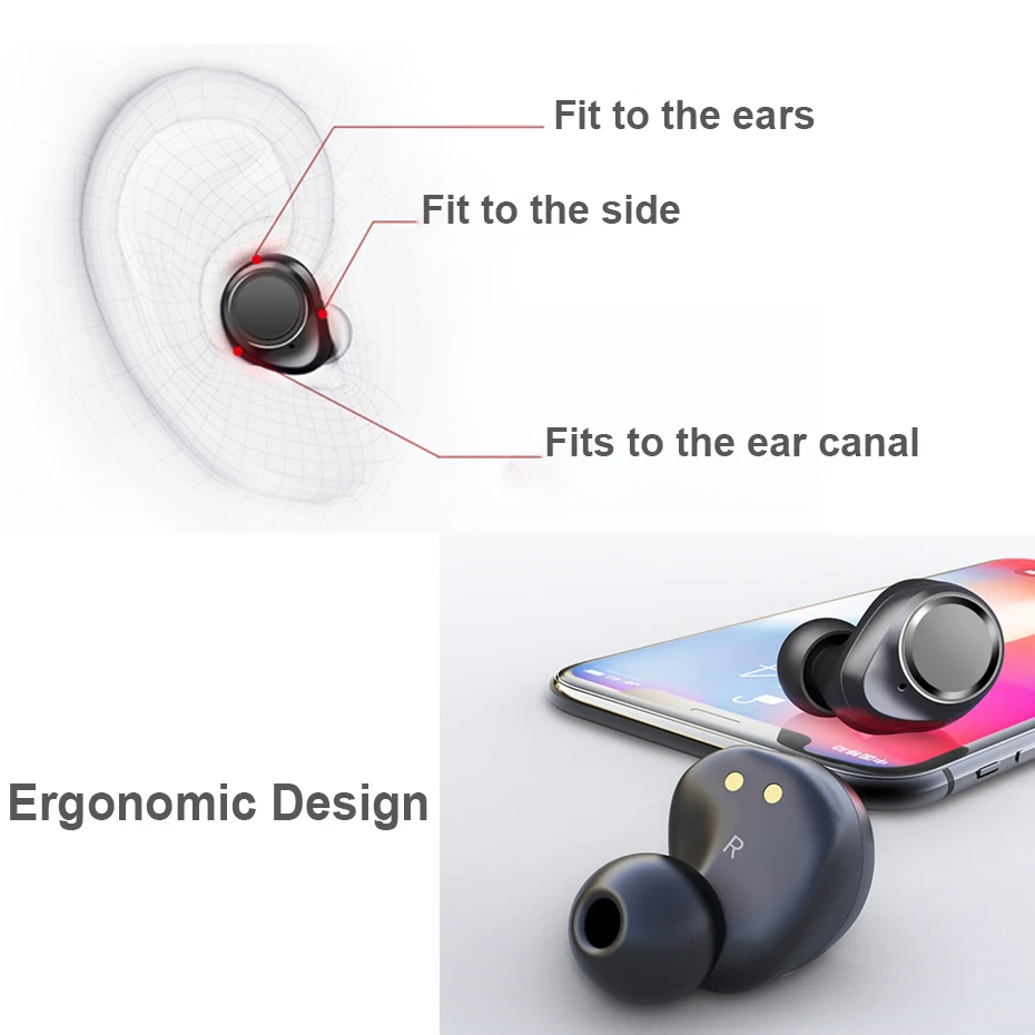3500mAh TWS Bluetooth 5.0 Earphones 9D Stereo Wireless Headphone Sports Waterproof Earbuds Headsets With Microphone Power Bank |
