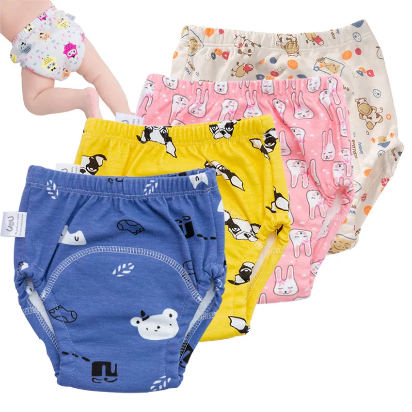 

6 Layer Baby Diaper Cotton Panties Newborn Reusable Cloth Nappy Girl Underwear Infant Training Pant Boy Washable Children Diaper