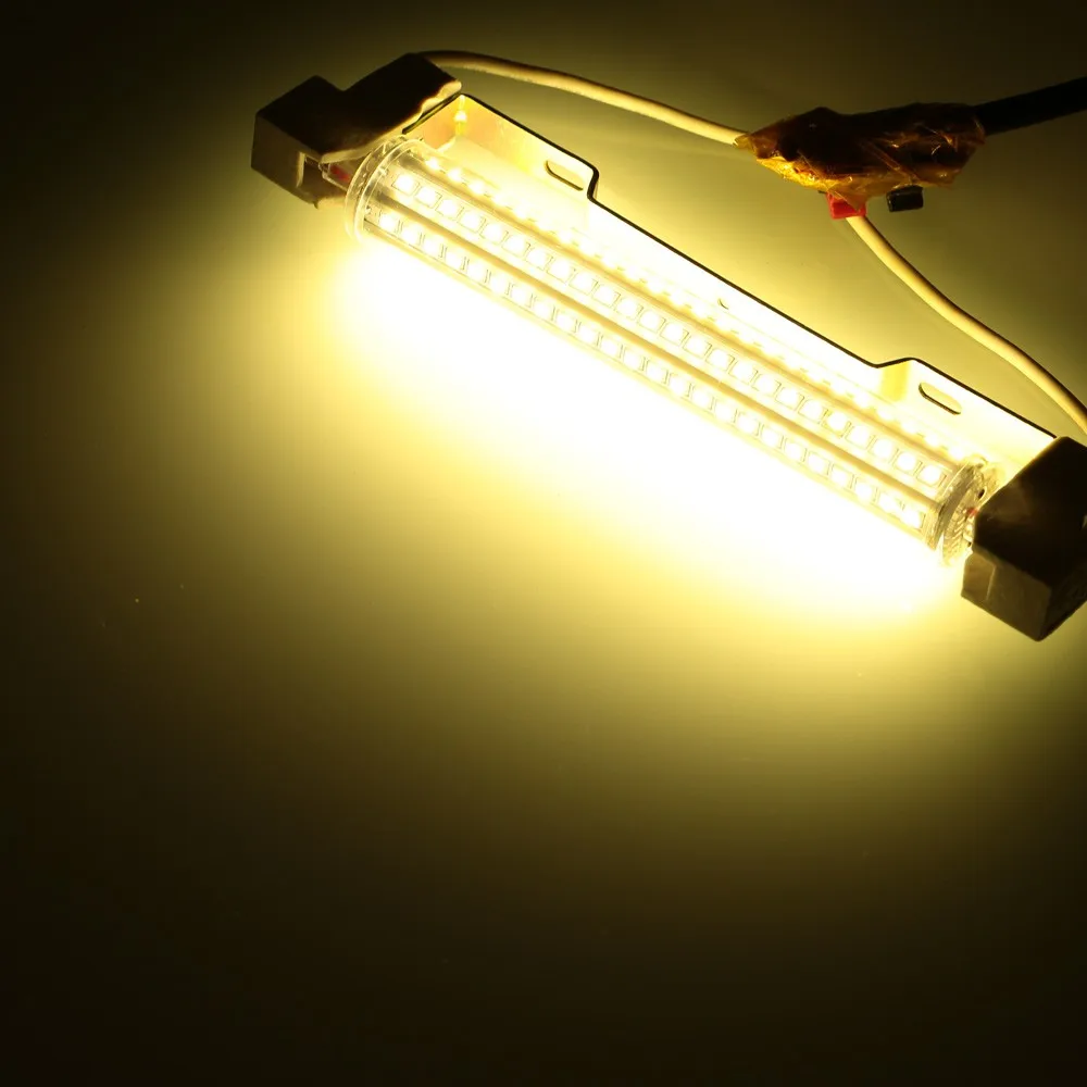 

R7S 144 LEDs 15W 189mm 1450LM 2835 SMD AC85-265V Bulb Light Corn Lamp Floodlight Dimmable 360 Degree Illumination High Brightnes