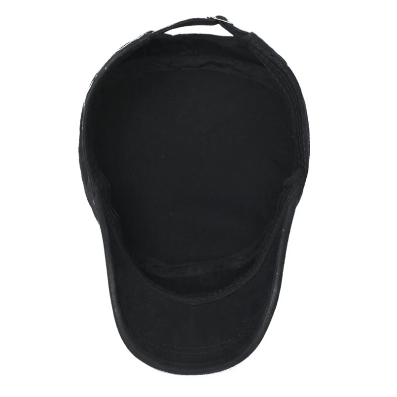 Мужская винтажная армейская шапка черная или серая военная из 100% хлопка с