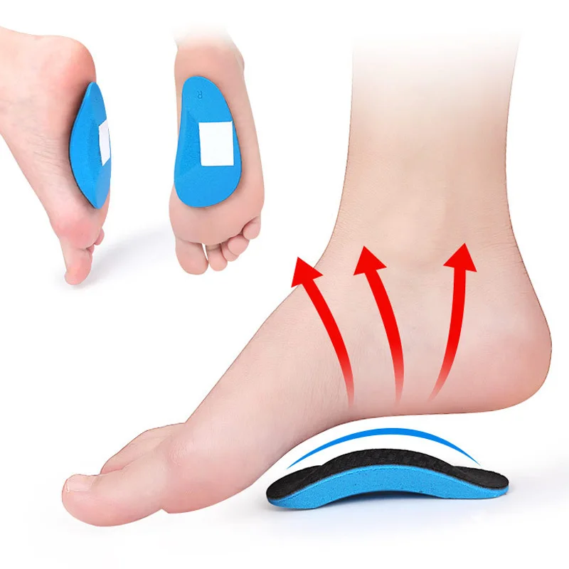 

Foot Care Insoles Orthopedic Insoles Correcting Flat Feet Support Soles Feet Care Inner Outer Eight-shaped Sports Pads Foot Pads