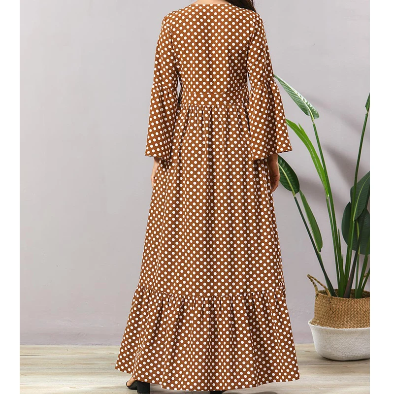 MISSJOY 2019 abaya размера плюс 4XL мусульманские дубайские платья модные женские с