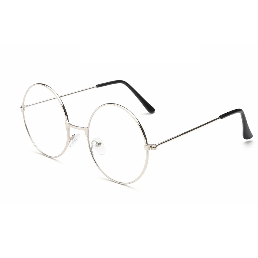 Ретро женские очки Oculos Gafas De Lectura Новые мужские и женские очки для чтения винтажные круглые очки с золотой оправой - Цвет оправы: Silver