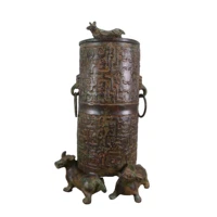 laojunlu war and han dynasty bronze three beast storage device imitation antique bronze masterpiece collection of solitary
