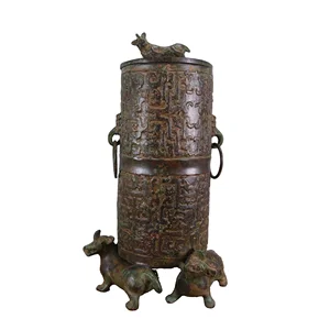 laojunlu war and han dynasty bronze three beast storage device imitation antique bronze masterpiece collection of solitary free global shipping