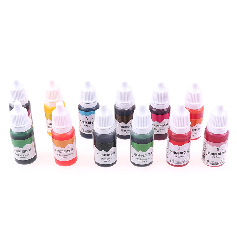 Ручной краситель для мыла DIY 10 мл безопасный и нетоксичный жидкий пигмент ручной