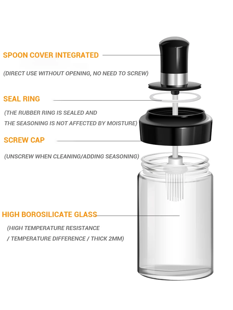 Графинчик приправы бутылки для специй перец спреи соль ложка меда палочки