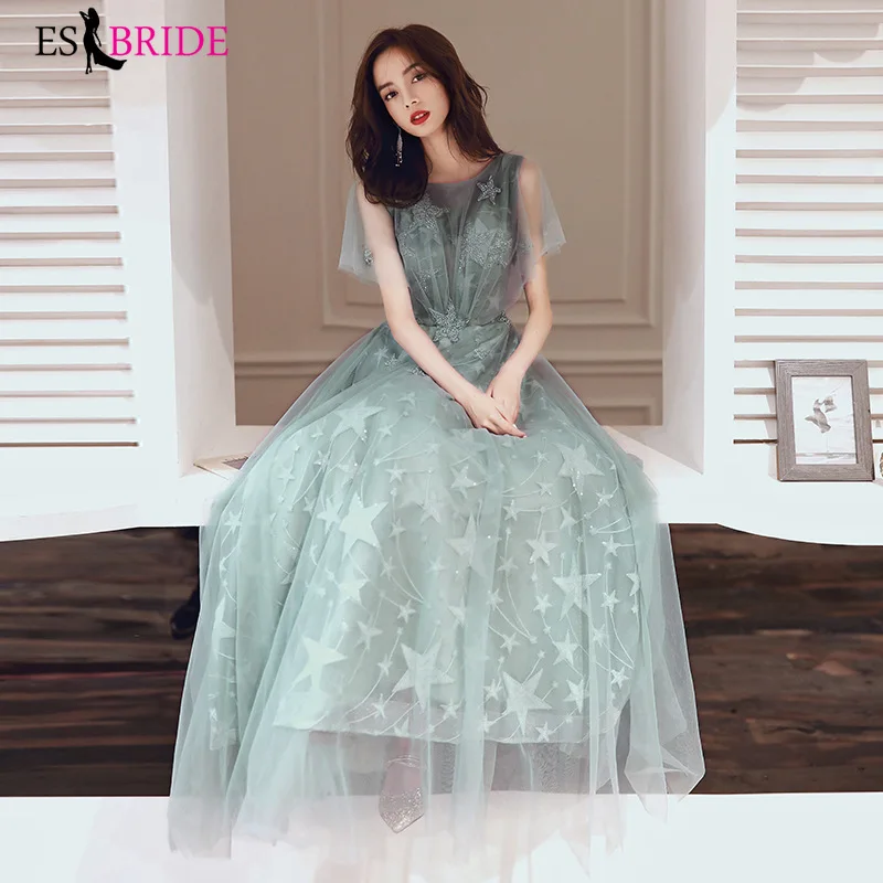 Вечернее платье с аппликацией бисером и цветами красивые торжественные платья