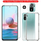 Стеклянный чехол для камеры Xiaomi Redmi Note10, Защитное стекло для Note 10 Pro Max, 4g, 10s, Мягкий противоударный чехол