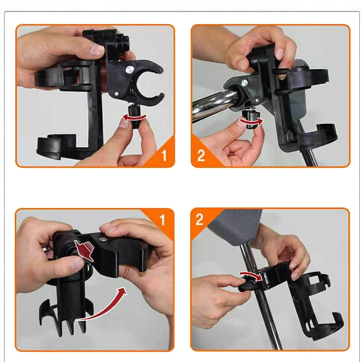 

Stroller Stroller Baby Bottle Rack Universal Cup Holder Bicycle Kettle Water Cup Holder Stroller Accessories