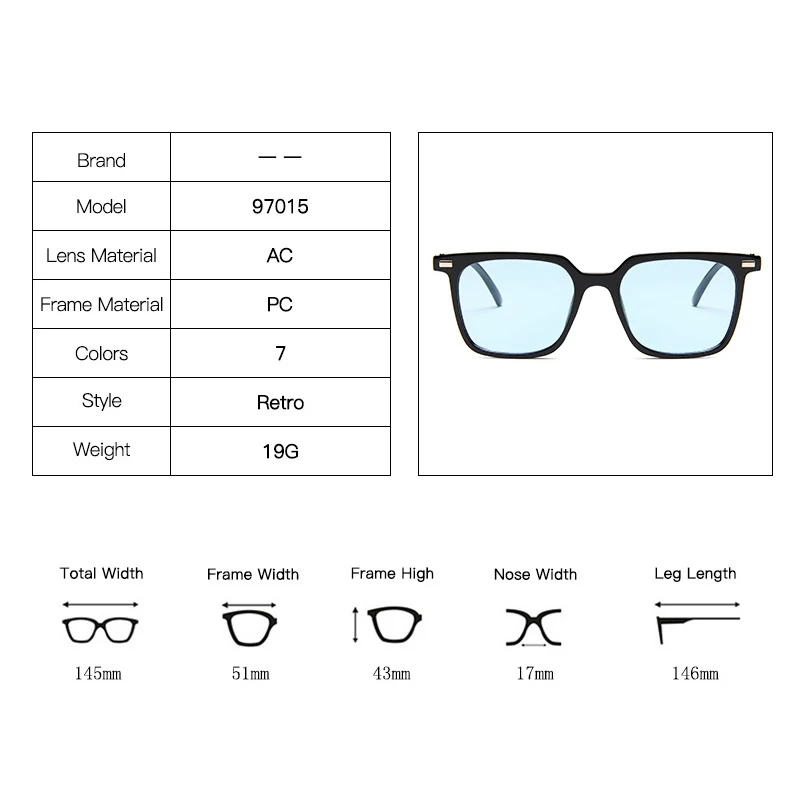 Солнечные очки в стиле ретро UV400 женские квадратные винтажные брендовые
