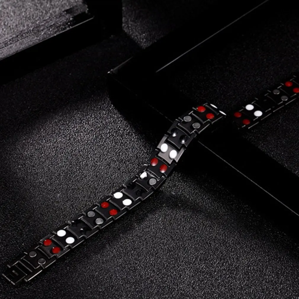 Мода 2018 браслет из нержавеющей стали мужской двухрядный магнитный pulseira feminina bileklik