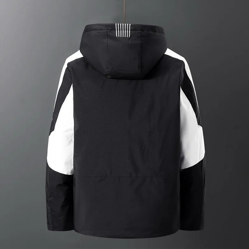 Fall Winter Waterproof Warm Jackets White Duck Down Removable Hooded Man Coat Men Down Jacket Men Winter Warm Jackets Stylish