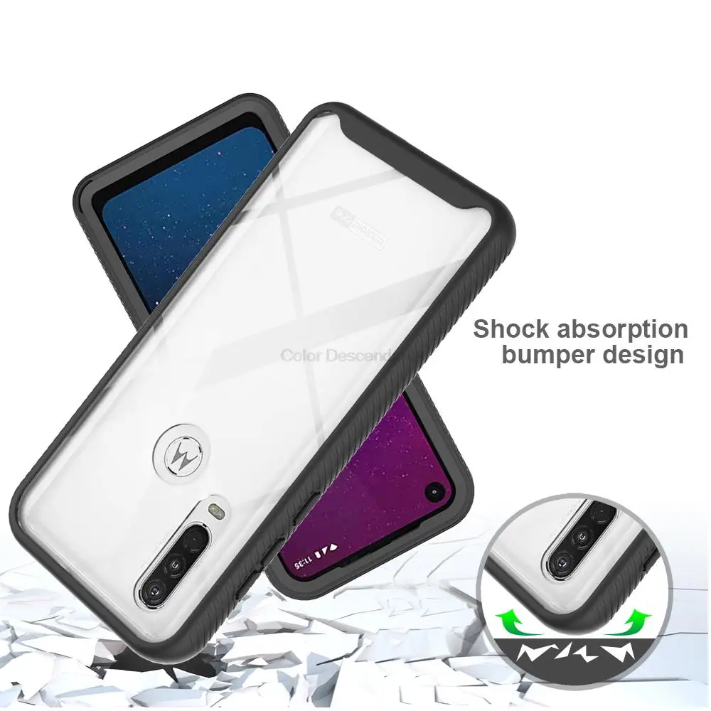 Роскошный 2 в 1 противоударный защитный чехол для телефона Motorola One Marco Zoom Hyper Action