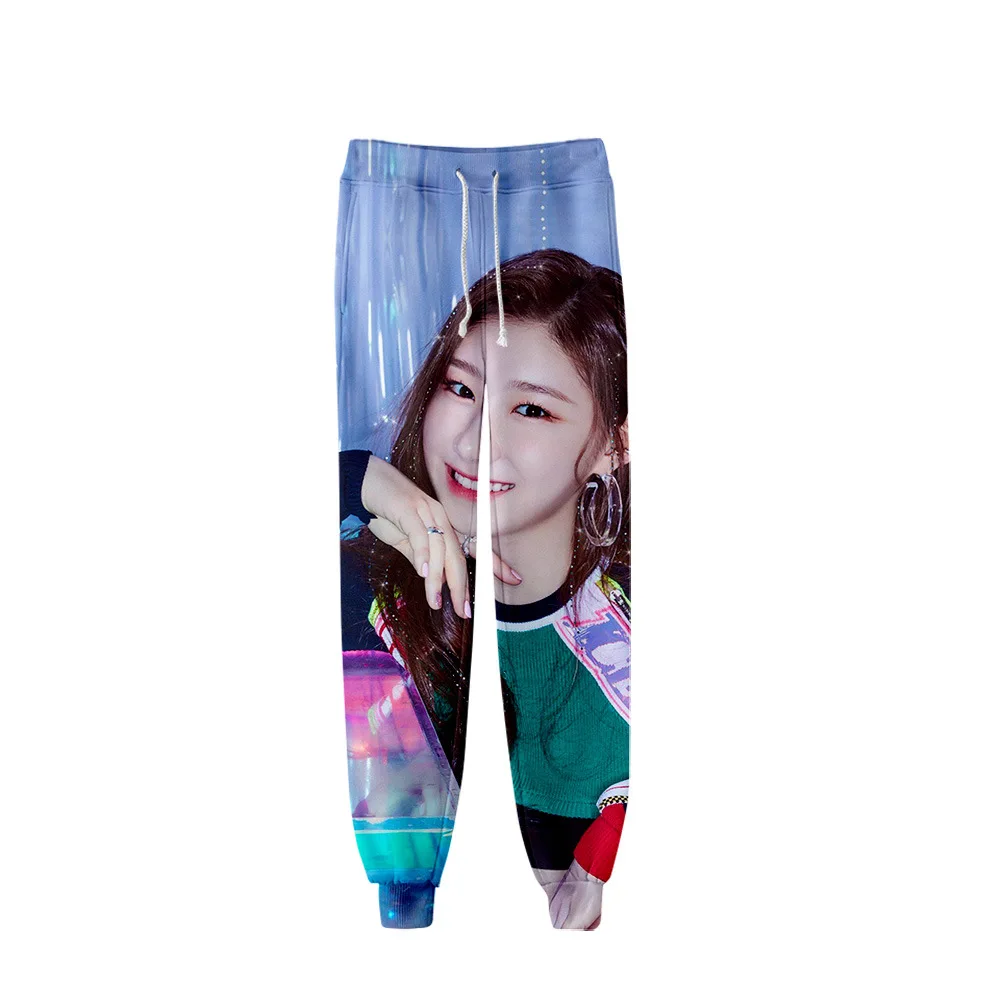 

Kpop ITZY 3D Joggers Pants Women Harajuku Fashion Loose Full Tie Dye Hip Hop Sweatpants Trousers High Street Casual Pants