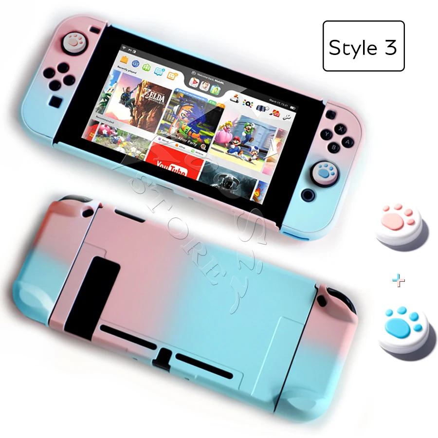Съемный милый чехол для Nintendo Switch розовый корпус Nitendo жесткий switch и Joy con|Сумки| |