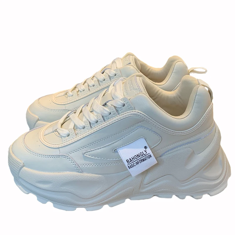 

Women Sneakers Beige Black Designer Shoes Woman Comfort Casual Chunky Sneakers Fashion Light Dad Shoes Ladies Platform Footwear