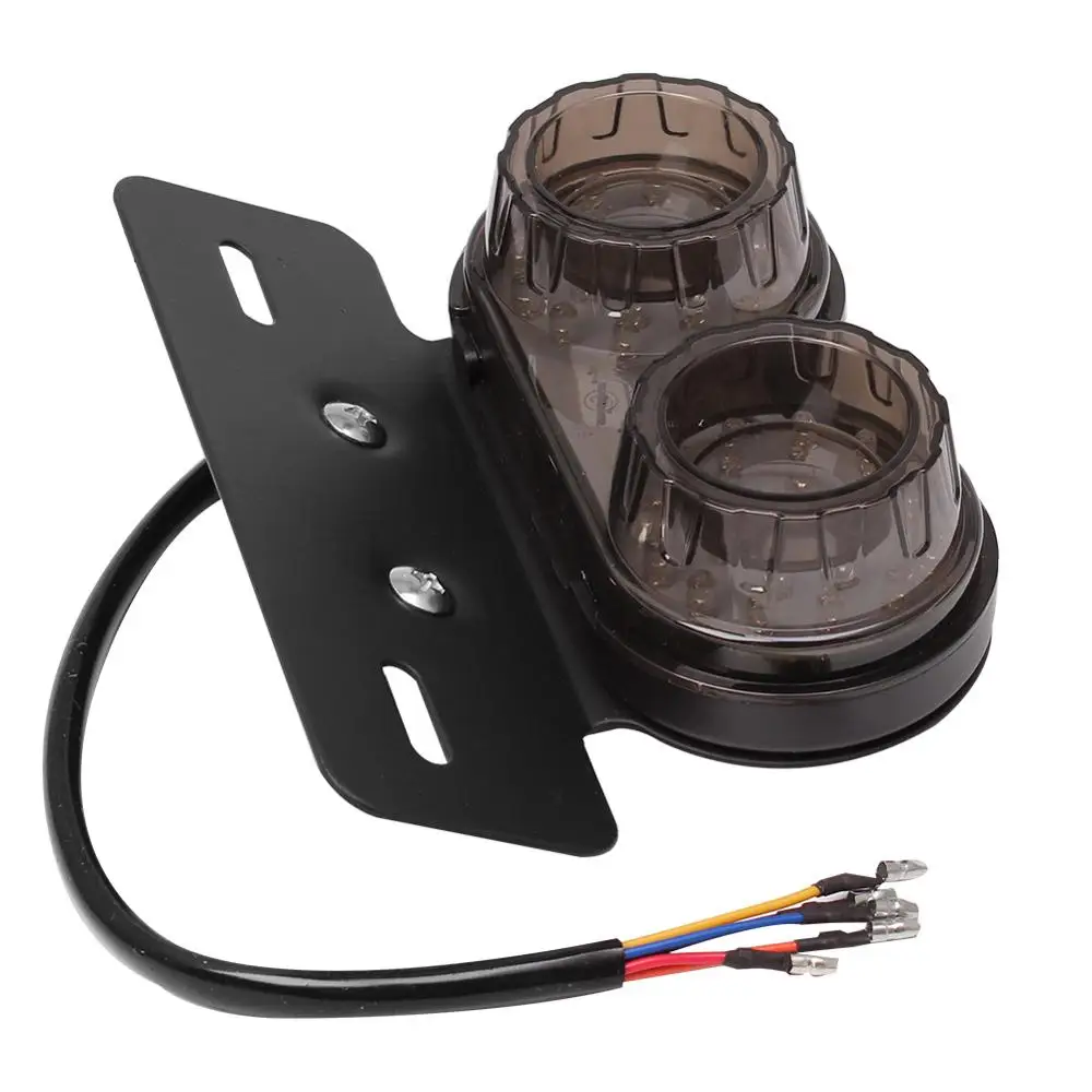 Мотоциклетный дымчатый красный светодиодный сигнал поворота тормозной фонарь