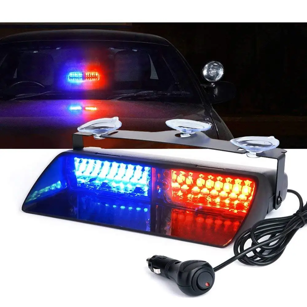 Предупреждение мигающий светильник 16LED 12V аварийного автомобиля грузовика