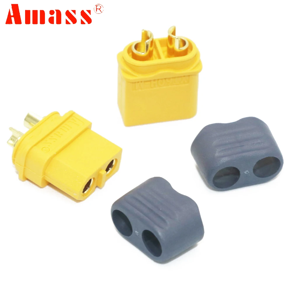 xt60 разъемы 50 паралот amass xt60 разъем