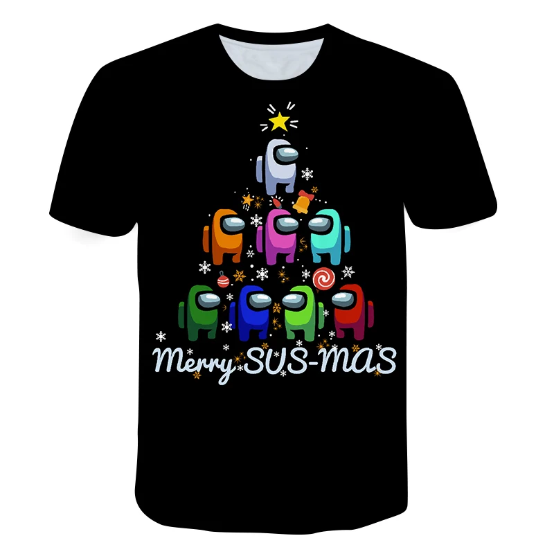 

Graphic T Shirts Girl Clothing Childrens Shirt 2021 3d Between Us Cartoon Streetwear Brand Clothes Boys Kids Clothes Girls 4-14T
