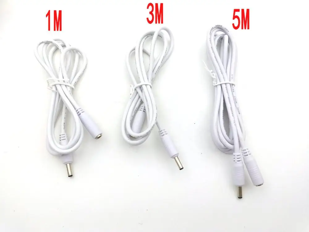 DC Power Cable Extension Cord Adapter Male/female  3.5MM X1.35MM 22AWG, 1M,3M,5M CABLE