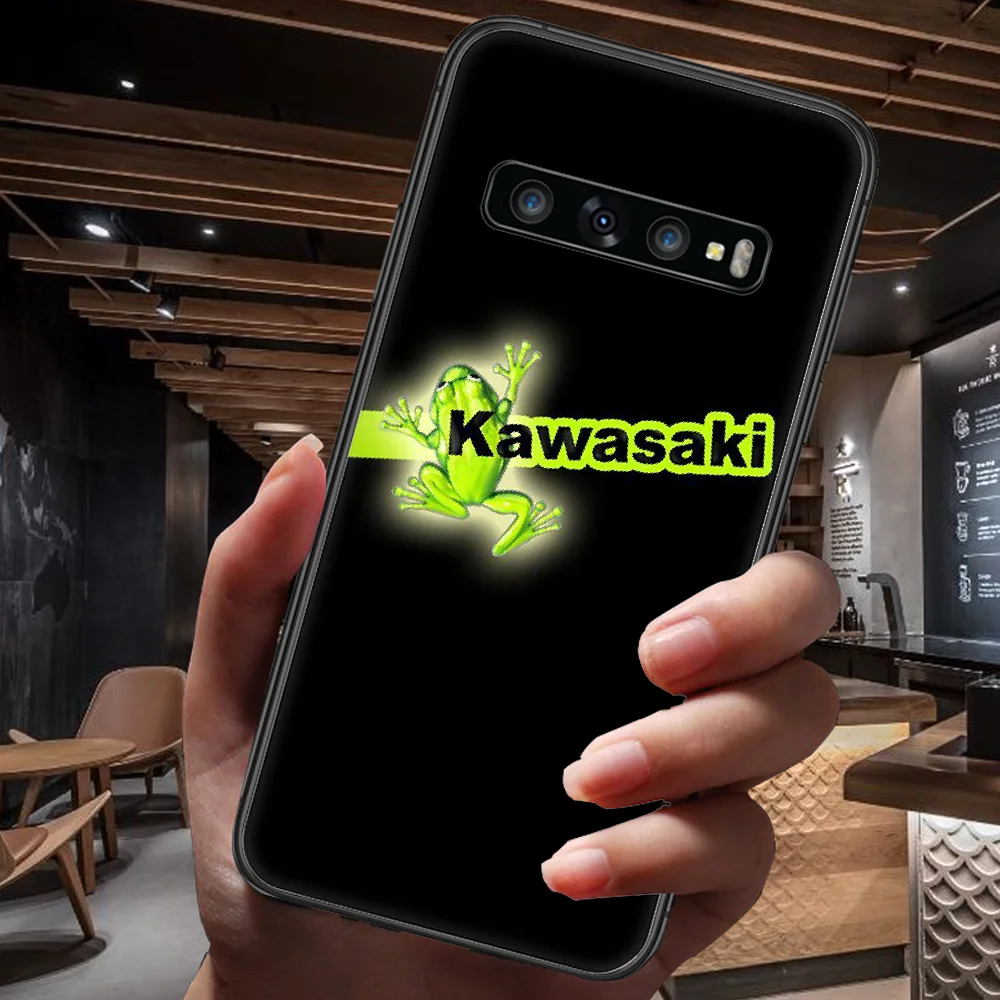 

Kawasaki Ninja Moto Phone Case For Samsung Galaxy Note S 8 9 10 20 Plus E Lite Uitra black Waterproof Soft Cell Fashion Shell