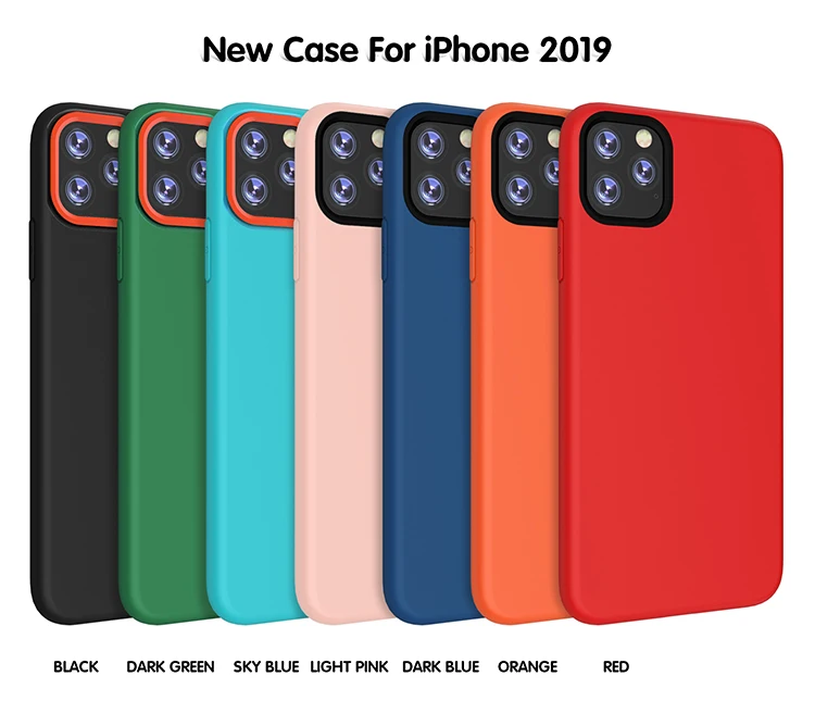 Жидкий силиконовый чехол Lmitation для iPhone XS 11ProMax XR 678s plus. Однотонный телефона с