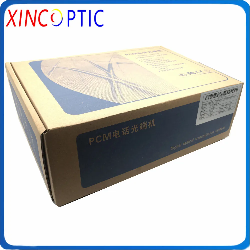 1Ch телефон к оптоволоконному конвертеру PCM голоса по волоконно-оптическому медиа