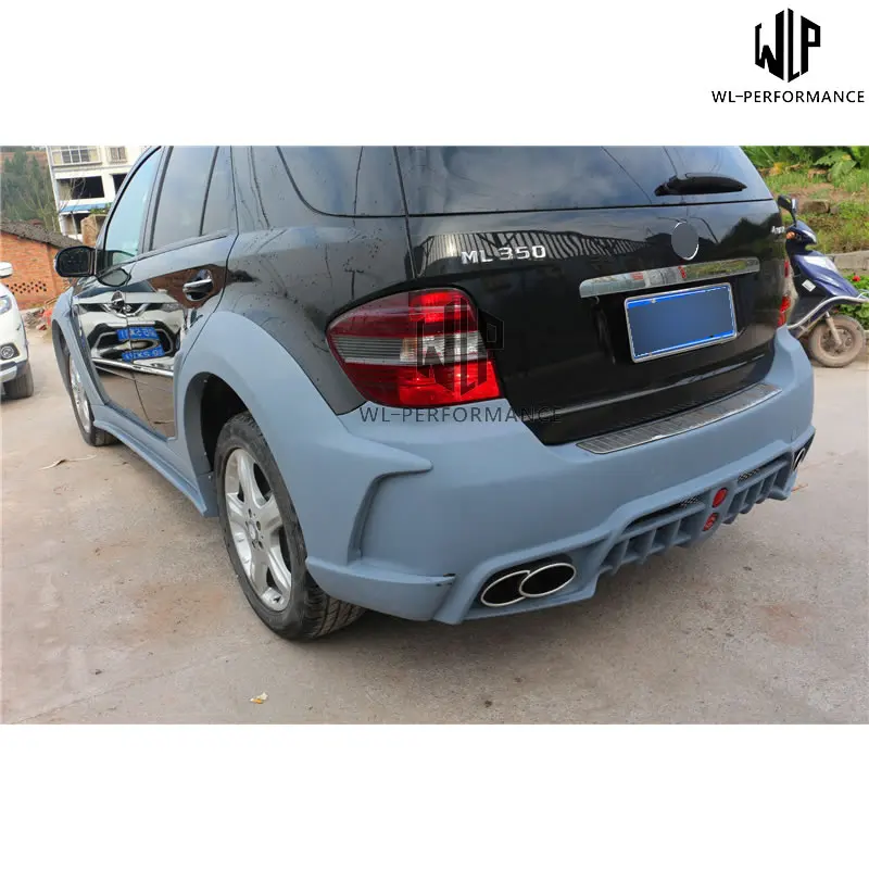 Комплект кузова автомобиля W164 FRP неокрашенный передний и задний бампер боковая