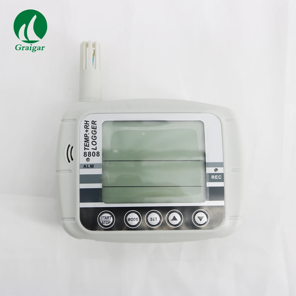 

Portable AZ8808 Large LCD Display Temperature and Humidity Recorder Datalogger