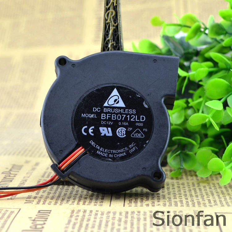 Для Delta BFB0712LD 7020 12V 0.16A 7 cm/см Вентилятор проектора турбовентилятора Тесты рабочих |