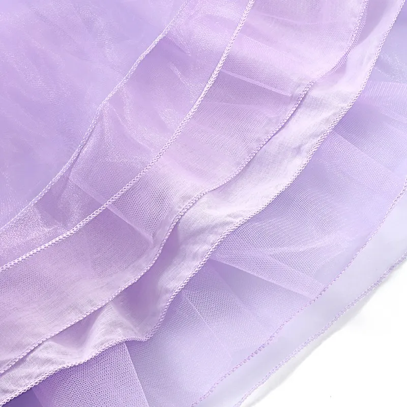 

Deluxe Princess Sofia Dress Cosplay Costumes for Girl Bow Layered Dresses Kids Carnival Party Rapunzel Costume Fancy Clothing