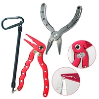 fishing snap ring plier tool line cutter multifunctional knot hook remover fishing plier tackle repairing maintenance tool