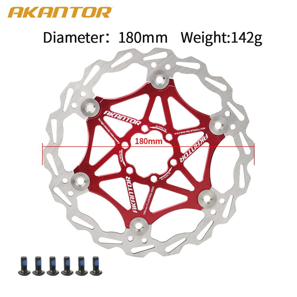 

Mountain bike disc brake road bike parts brake disc stainless steel rotor brake pad 160/180/203mm accessories