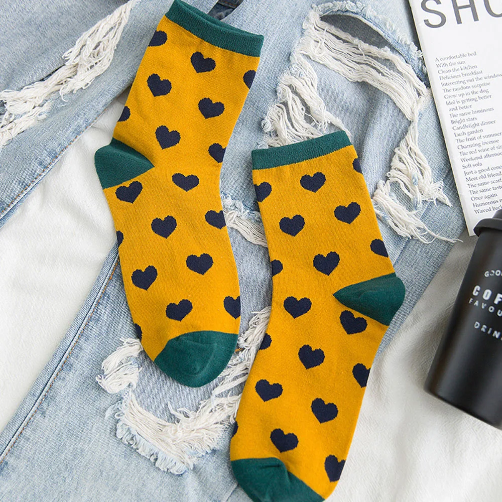 Женские носки новинка 2019 Зимние Модные женские в стиле Харадзюку милые модные