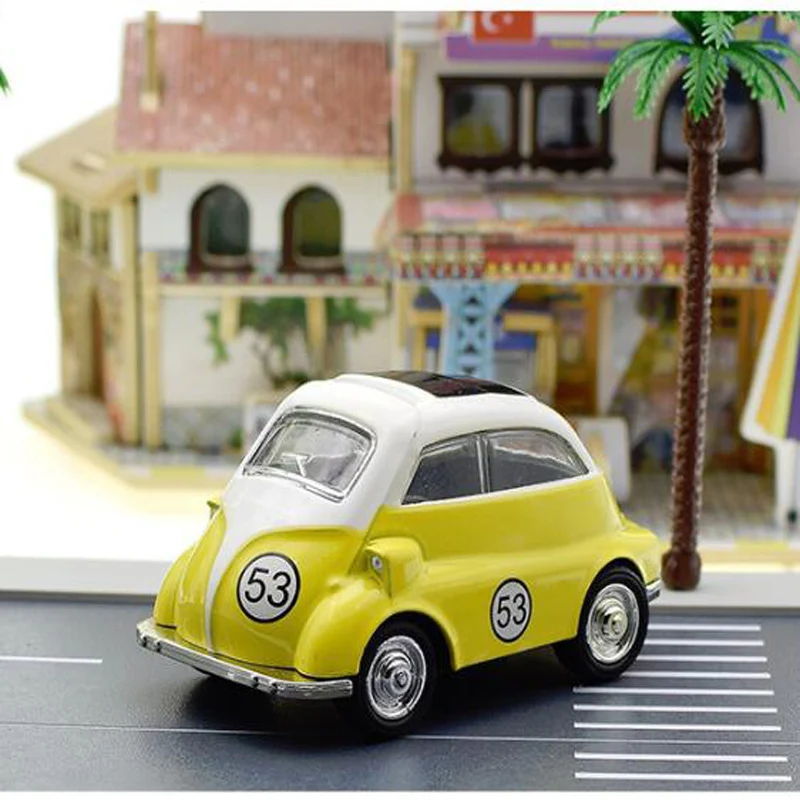 Мультяшная детская модель автомобиля из сплава в виде жука игрушечный