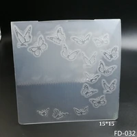 daboxibo fluttering butterflies diy paper cutting dies scrapbooking plastic embossing folder size 1515cm