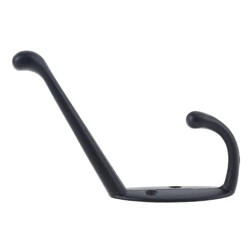 

9 Pack Coat Hooks Wall HooksHeavy Duty Wall Mounted for Hat Hardware Dual Prong Retro Coat Hanger with 20 ScrewsBlack/Gold