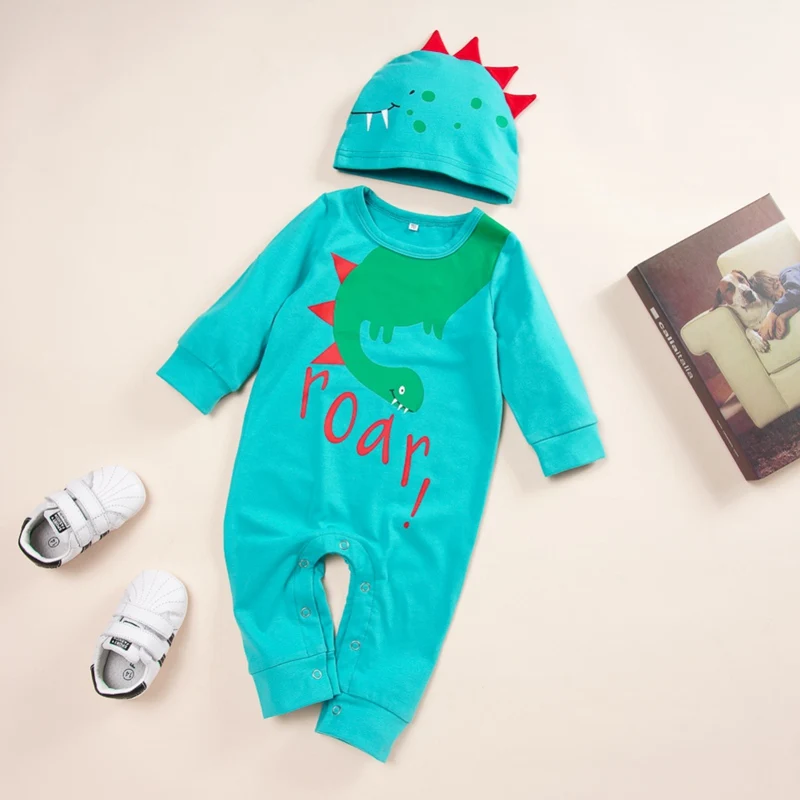 2 шт. новорожденных мальчиков и девочек с длинным рукавом рождественские Боди