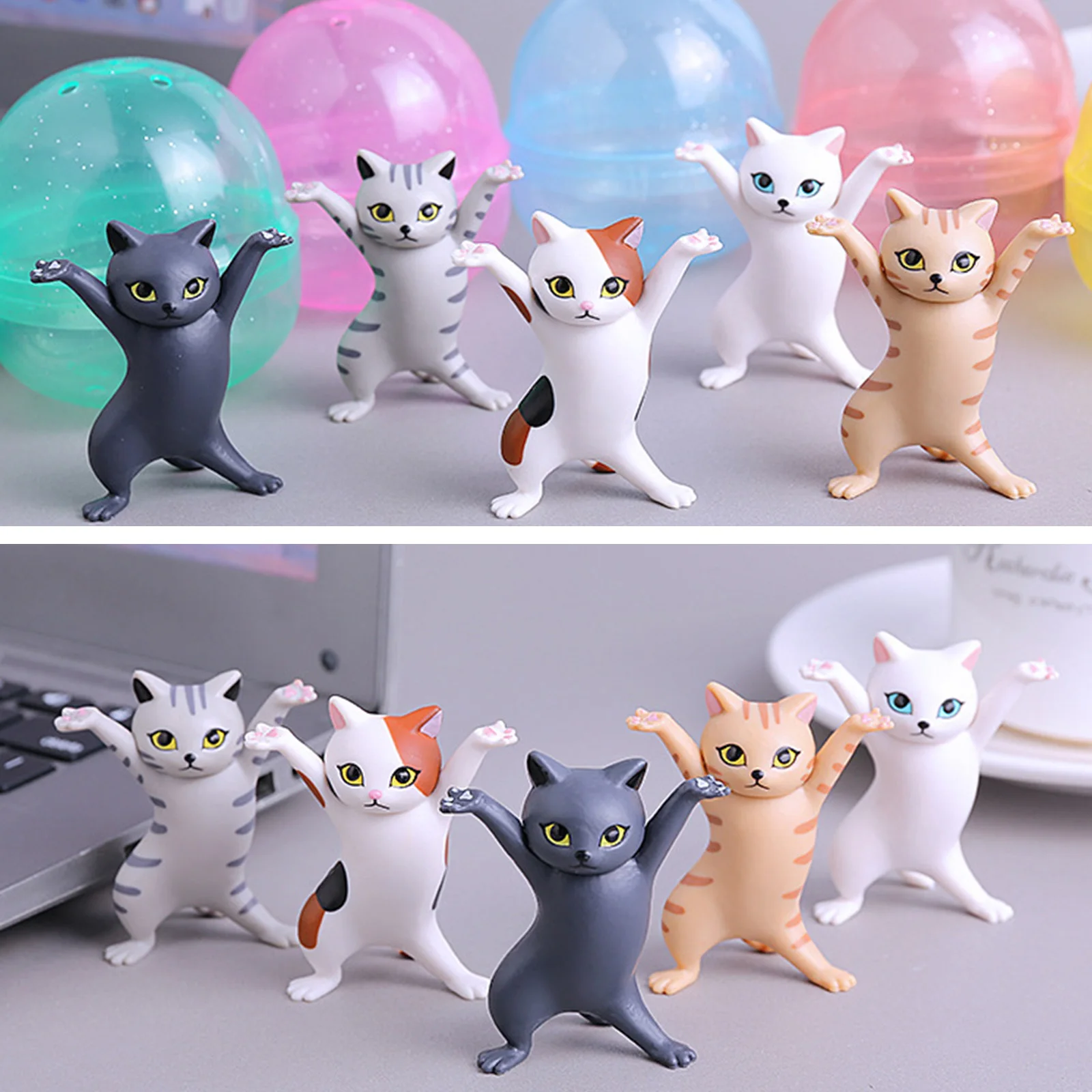 

Cartoon Cat Decoration Ornaments Supplies Cute Cat Decorations for Home Office Home Decorations BV789