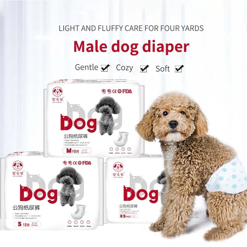 Подгузники для домашних собак качественные мягкие одноразовые подгузники