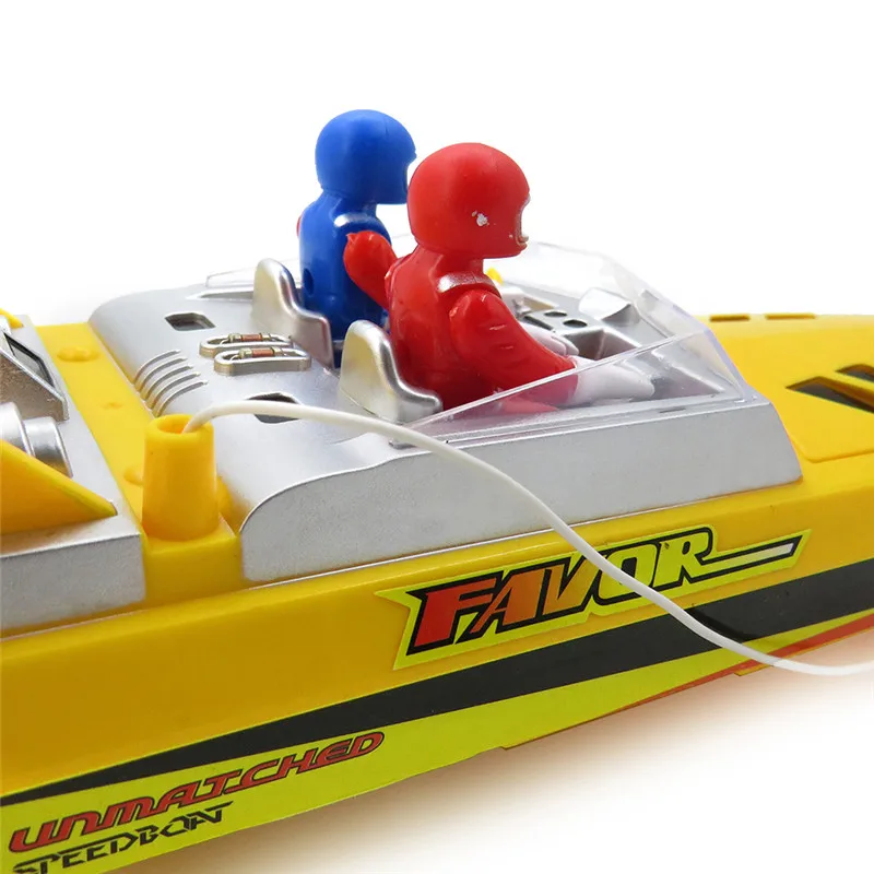 Flytec HQ5011 4CH 34 см инфракрасный 27 МГц 40 МГц RC лодка 15 км/ч без батареи RTR игрушки для детей подарок желтый и красный
