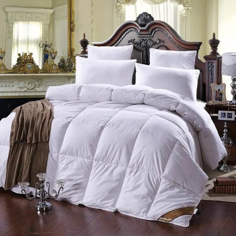 43 покрывала из 100% хлопка и стеганое одеяло чистого утиного пуха Комплект
