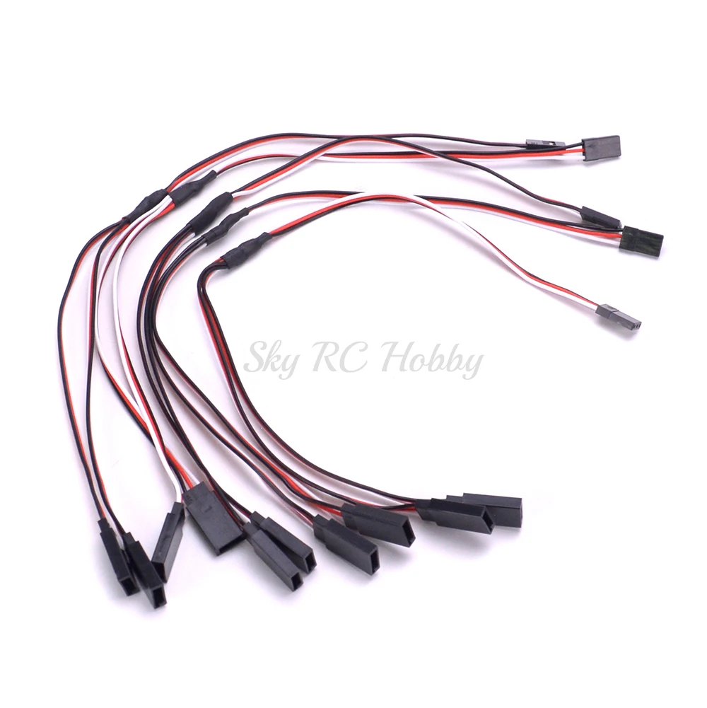 300 мм 30 см Servo Y удлинитель свинцовый провод кабель для FPV RC JR Двойное Подключение