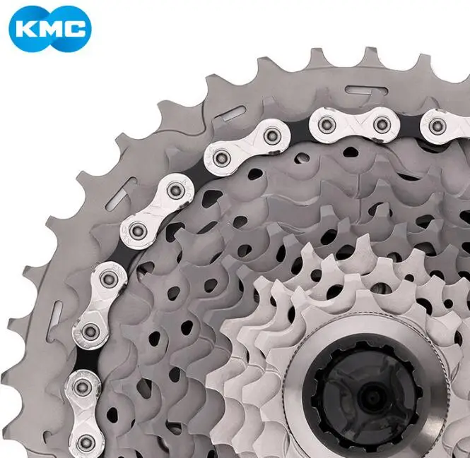 Велосипедная цепь KMC Chain X8 X9 X10 X11 X12 Z8.3 X8PL Z9 X9L X11EL 116L/118L/126 звеньев горного