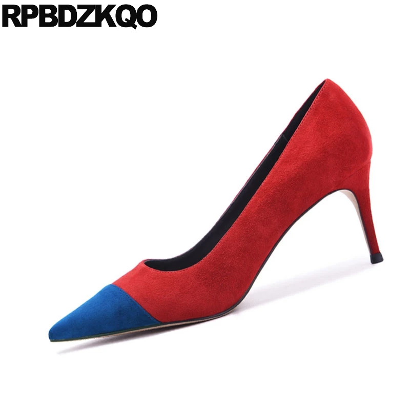 Тонкая обувь в китайском стиле высококачественные женские туфли с острым носком