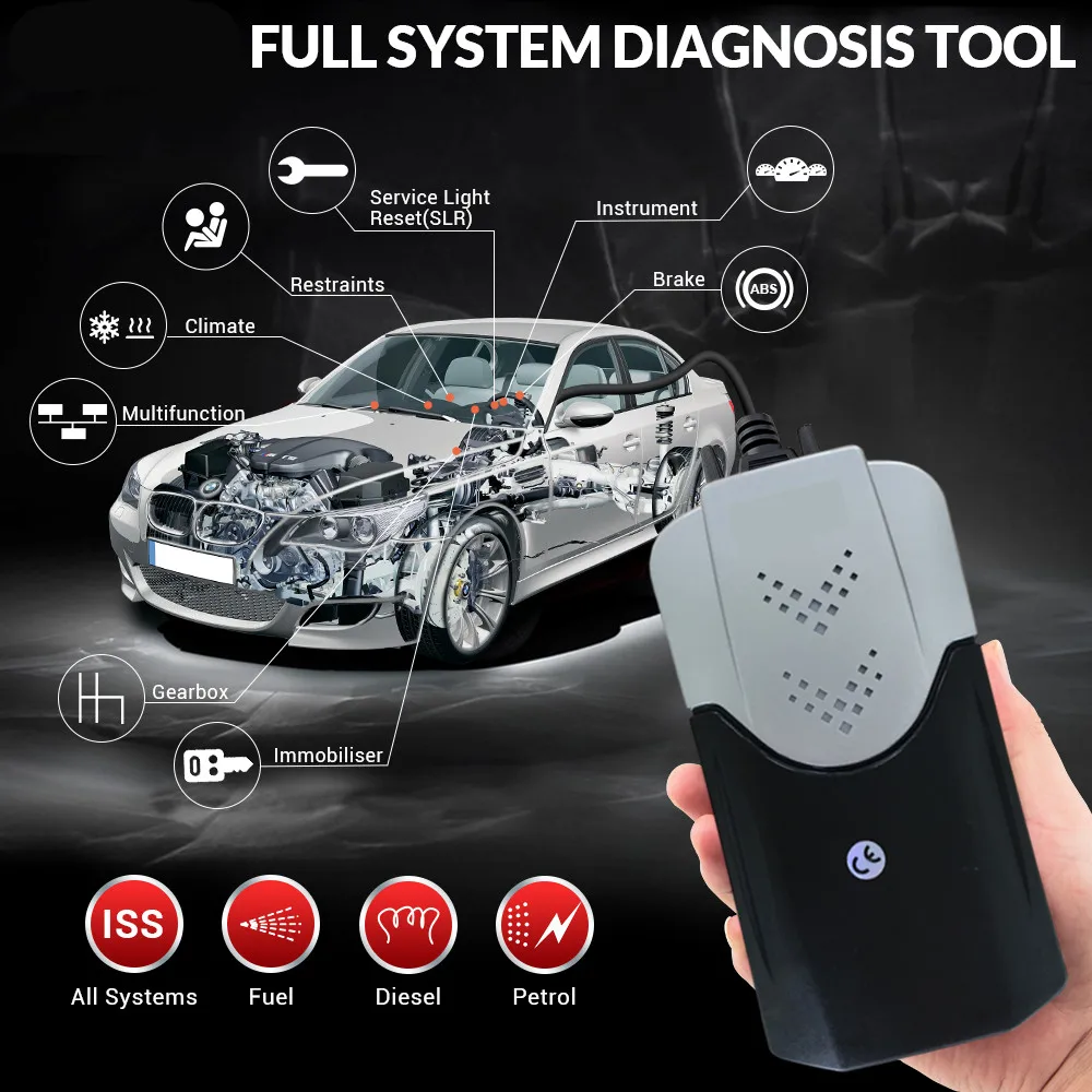 Диагностический сканер Obd2 VCI 2021. R3 с генератором ключей VD DS150E Cdp Pro Bluetooth для delicht