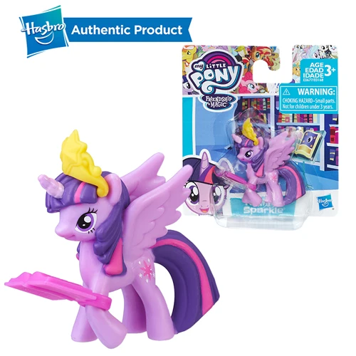 TWILIGHT SPARKLE FurReal Friends, My Little Pony с рисунком из мультфильма «Мой Маленький Пони» друзей 3-дюймовая пленка маленькие пони всех цветов радуги; платье Lunamoon редкость Сумерки ПВХ экшн статуэтки коллекционные куклы - Цвет: TWILIGHT SPARKLE